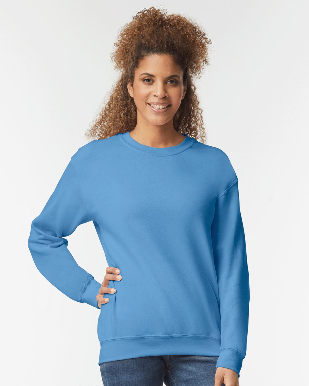 Gildan Adult Heavy Blend Fleece Crew Sweatshirt – G180 – S To 2XL – Men's Regular Fit