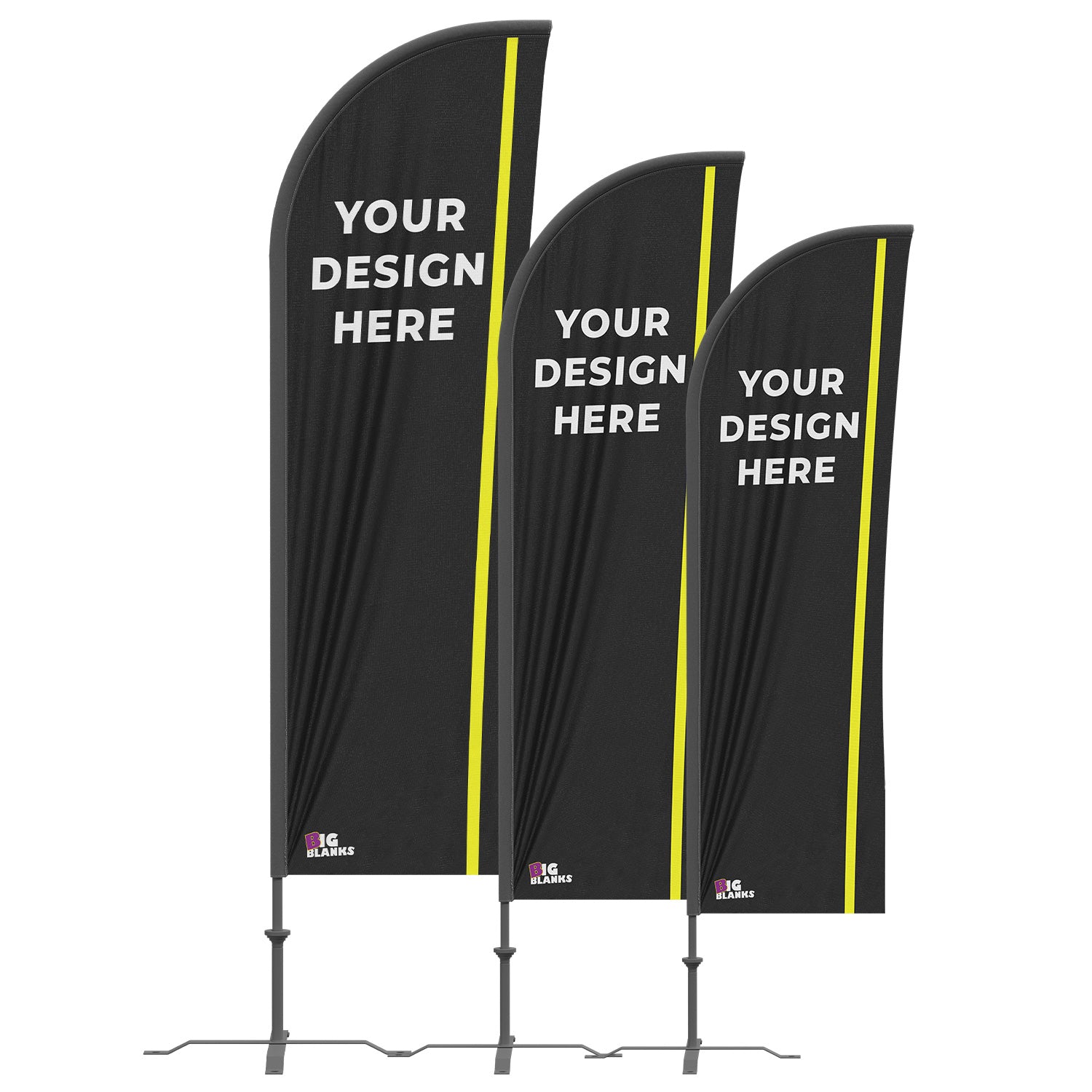 BigBlanks Custom Feather Flags - Standard