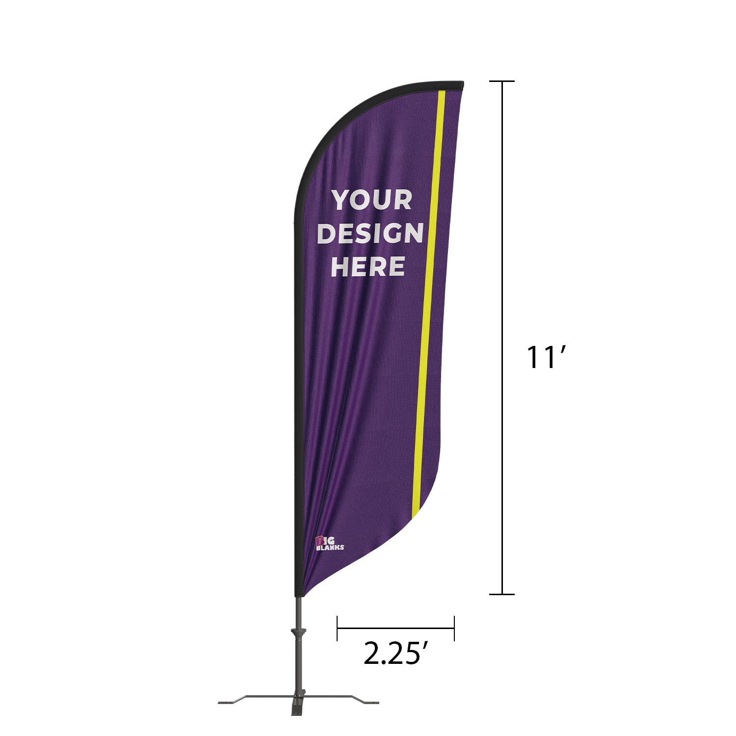 BigBlanks Custom Feather Flags - Convex