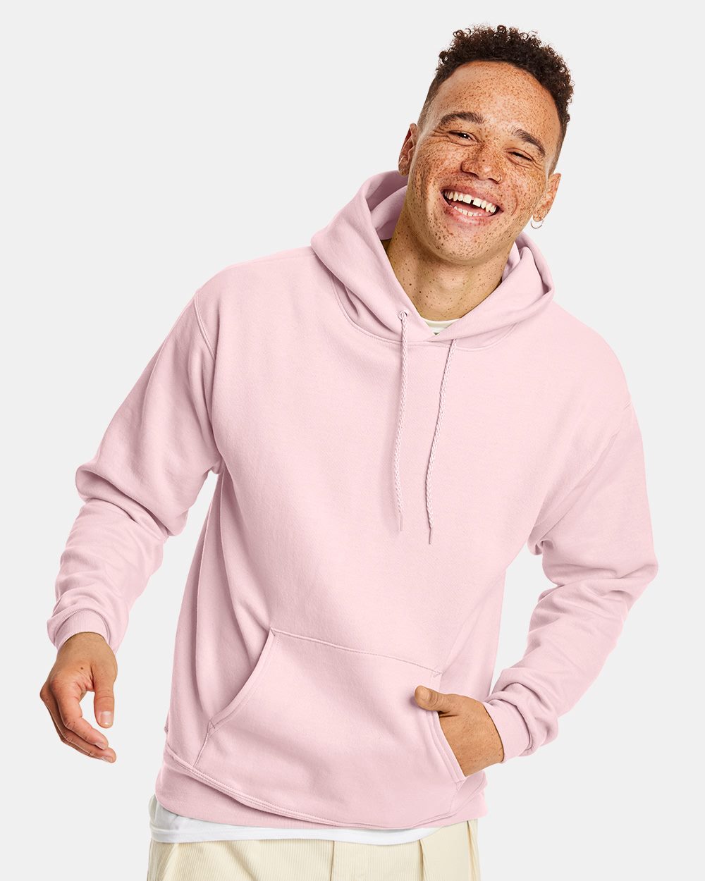 Hanes EcoSmart Full-Zip Hooded Sweatshirt M Smoke Grey at  Men's  Clothing store