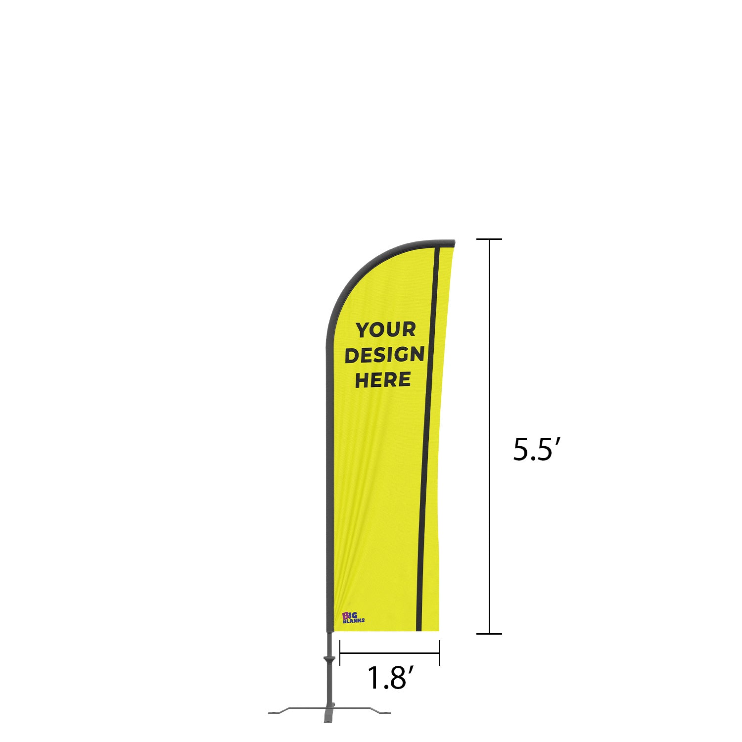 BigBlanks Custom Feather Flags - Standard