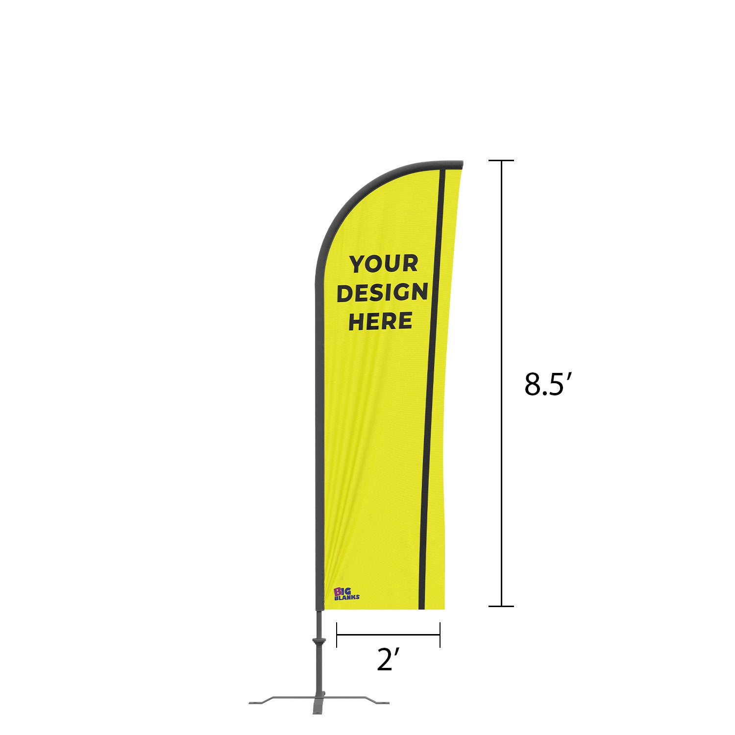 BigBlanks Custom Feather Flags - Standard