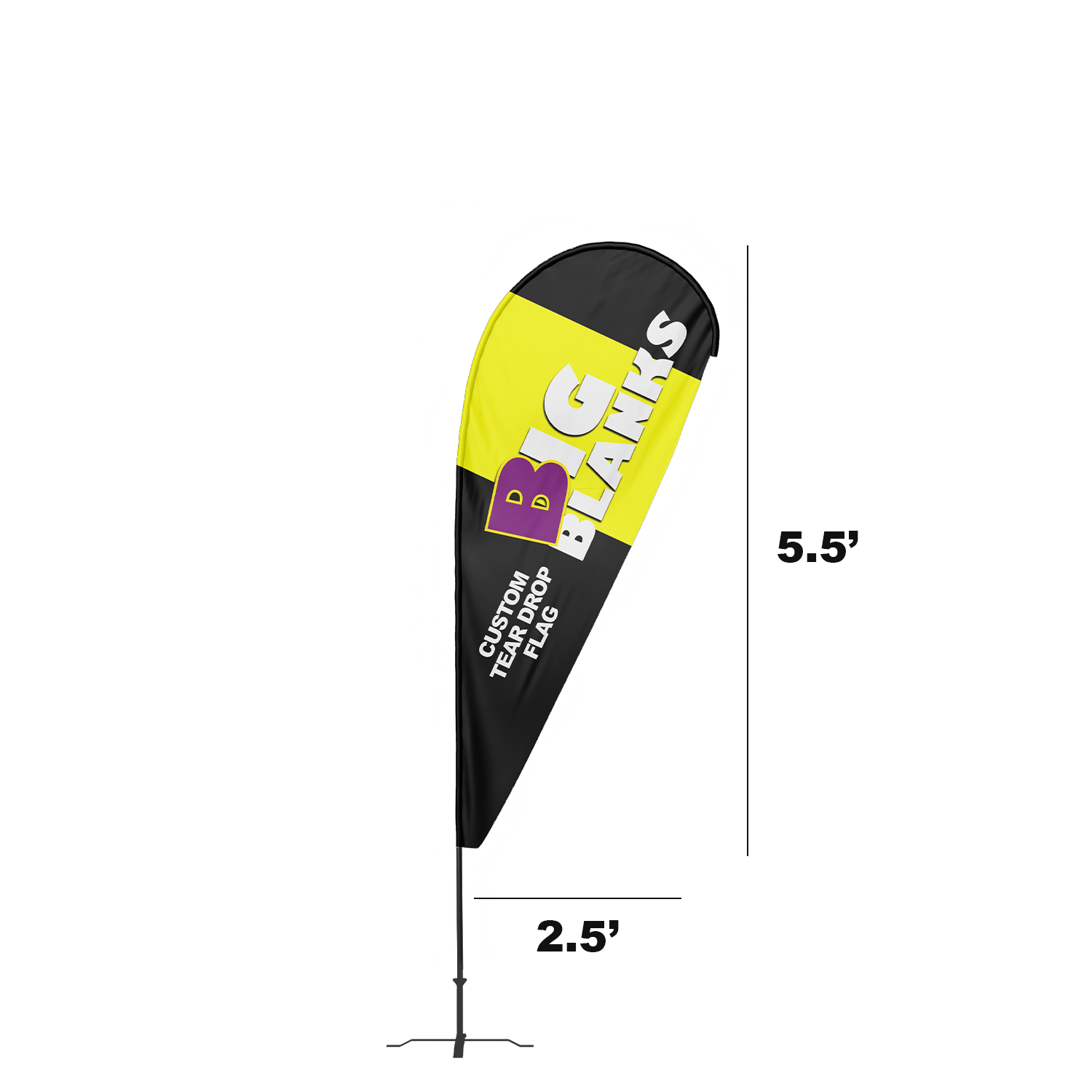 BigBlanks Custom Teardrop Flags