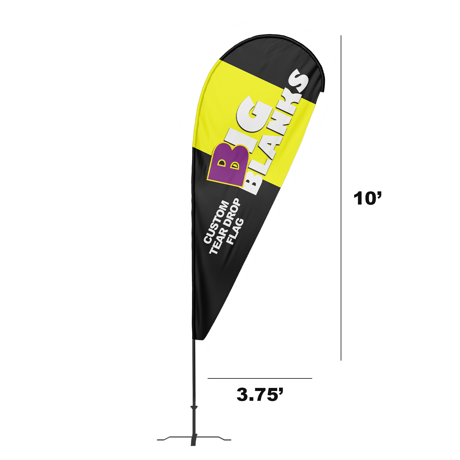 BigBlanks Custom Teardrop Flags