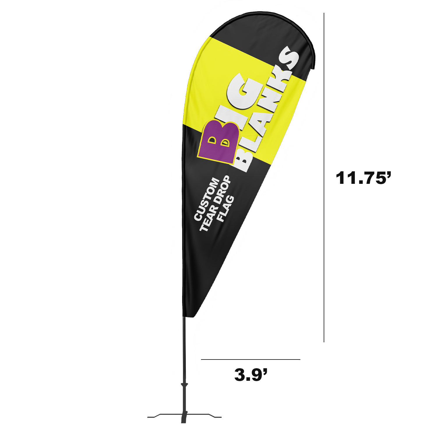 BigBlanks Custom Teardrop Flags