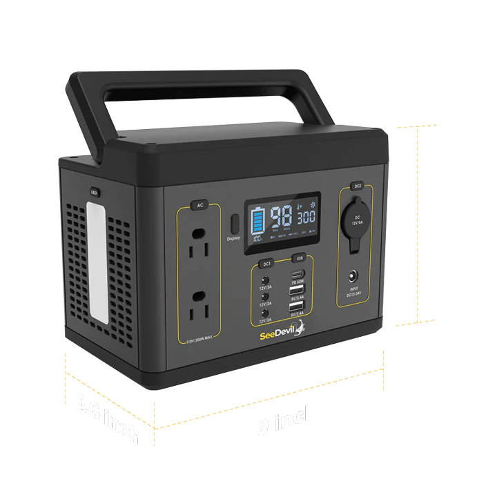 SeeDevil: Portable Power Station (300w 280Wh)