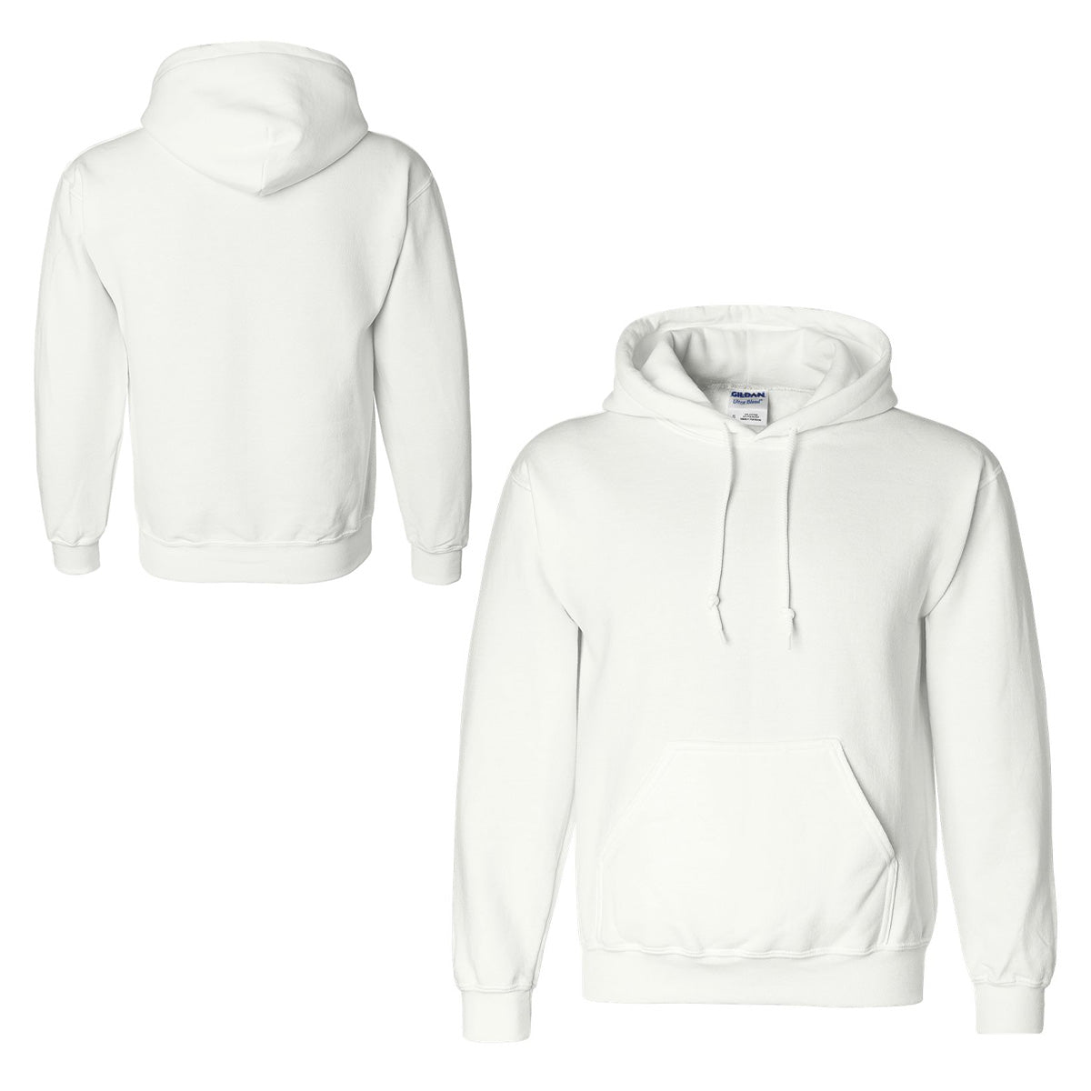 Gildan white hooded discount sweatshirt